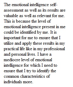 5-2 Discussion Emotional Intelligence Assessment